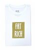 A gold drip on a soft-style cotton tee will keep you stylish and comfortable. 
